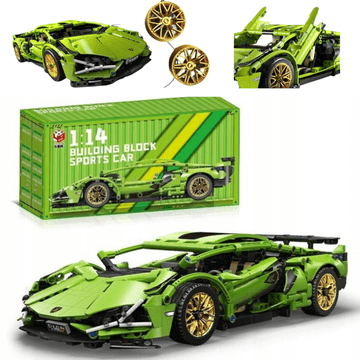 Mega set kockica Lamborghini Cyberpunk, 1280 elemenata, 1:14 sportski automobil