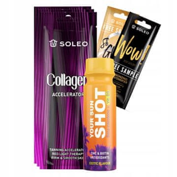 Soleo Soleo collagene 3x15 ml ubrzivač tamnjenja s kolagenom i gratisima