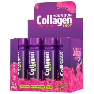 Komplet 12x your sun collagen mango breskva d3 shot drink za sunčanje