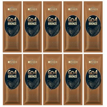 Asther Set 10x ulje za sunčanje bronzer EXPERT GO4 BRONZE, ulje iz sjemenki konoplje, 15 ml