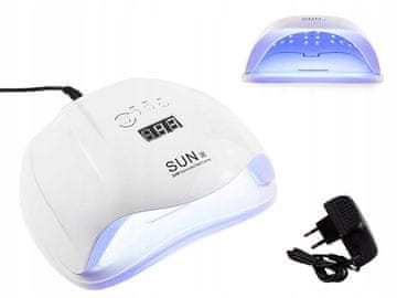 GR LED+UV lampa LAMPA ZA MANIKURU I PEDIKURU bijela 54W