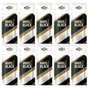 Asther Set od 10x balzam za ubrzavanje tamnjenja za solarij Asther WHITE 2 BLACK 15ML