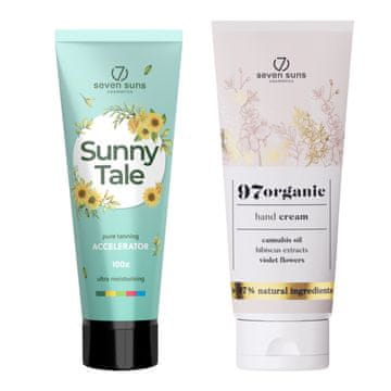 7suns 7suns Sunny tale ubrzivač za sunčanje 250 ml + krema za ruke 75 ml gratis