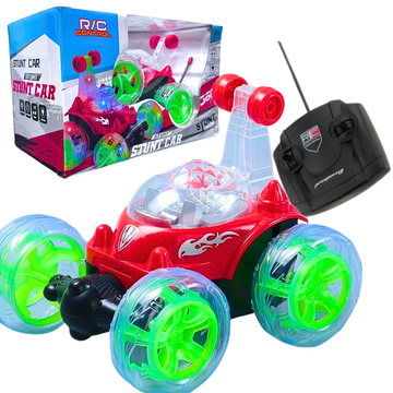 Veliki auto Twister Acrobat 360 plesni auto za akrobacije crveni