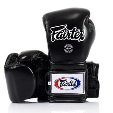 Fairtex Fairtex rukavice za boks od prirodne kože BGV9 crne 10 oz