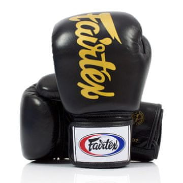 Fairtex Fairtex rukavice za boks od prirodne kože bgv19 crne 10oz