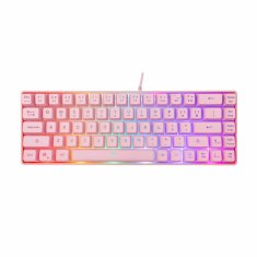 White Shark tipkovnica USB roza SLO gaming GK-2201 RONIN-P-HR
