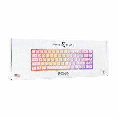 White Shark tipkovnica USB roza SLO gaming GK-2201 RONIN-P-HR
