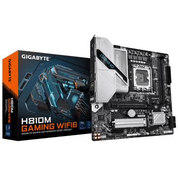 Gigabyte H810M GAMING WIFI6, DDR5, SATA3, DP, USB3.2Gen1, Wi-Fi 6, LGA1851 mATX