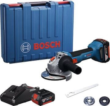 BOS AKUMULATORSKA KUTNA BRUSILICA GWS18V-8 2*4.0AH - B 6019N9020