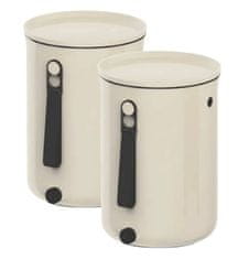 Skaza Kuhinjski komposter Bokashi Organko 2, 2x 9,6l, krem bijeli (100892)