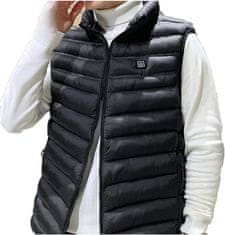 VIVVA® Grijani električni prsluk s kapuljačom USB, termalni prsluk s 3 razine grijanja | LANDWEAR, M