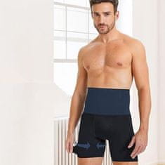 VIVVA® Muški pojas za mršavljenje i oblikovanje trbuha, kompresijski i udoban steznik | CORFITMAN, crna, S