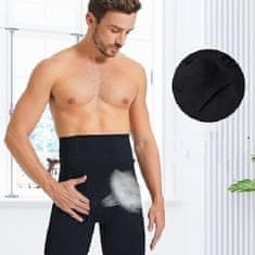 VIVVA® Muški pojas za mršavljenje i oblikovanje trbuha, kompresijski i udoban steznik | CORFITMAN, crna, S