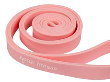 ACRAsport ACRA rastezljiva traka za otpor za vježbanje 21 mm, ružičasta