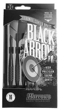 Harrows Pikado strelice s plastičnim vrhom HARROWS SOFT BLACK ARROW 14g T16