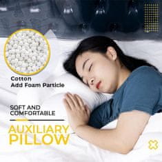 HOME & MARKER® Anatomski ortopedski jastuk za spavanje, mekano punjenje za anti-age i spavanje na boku | FLIPSLEEP