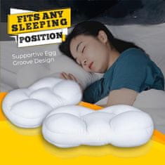 HOME & MARKER® Anatomski ortopedski jastuk za spavanje, mekano punjenje za anti-age i spavanje na boku | FLIPSLEEP