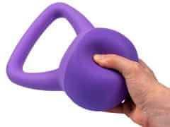 ACRAsport ACRA Soft PVC Kettlebell 2 kg, ljubičasti