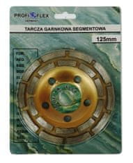 Silver Tools Profi-flex segmentirana dijamantna ploča za brušenje kamena 125mm