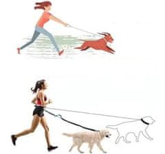 hurtnet Torba za pojas za trčanje s elastičnim povodcem za pse 1,8m