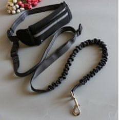 hurtnet Torba za pojas za trčanje s elastičnim povodcem za pse 1,8m