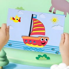 JOJOY® 3D naljepnice od EVA pjene (12 listova) | STICKYFUN Vozila