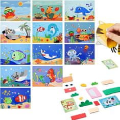 JOJOY® 3D naljepnice od EVA pjene (12 listova) | STICKYFUN Ocean