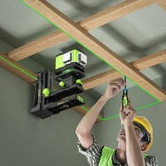 Huepar PV11+ univerzalni podesivi zidni nosač set za laserske libele - stezaljka