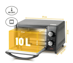 First Austria Električna pećnica mini FIRST FA-5041-2, 10L, 800W