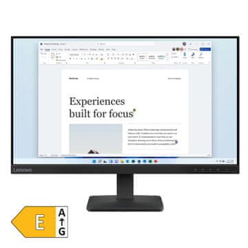 Lenovo L24-4e 60,45cm (23,8") FHD IPS 100Hz HDMI/VGA monitor 4X31R64352