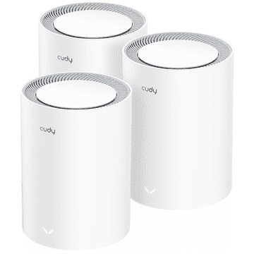 Cudy AX3000 Wi-Fi 6 Mesh 2.5G Solution 3-pack, bijela, Wi-Fi sustav
