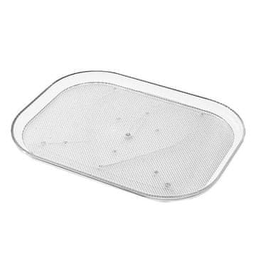 HOME & MARKER® Rotirajući organizator za hladnjak 360°, okretna polica za začine i hranu 35x26x3,5 cm | SPINTRAY
