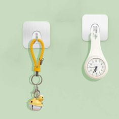 HOME & MARKER® Samoljepljive kuke za zid, bez bušenja, set od 10 kom nosivosti do 15 kg za kuhinju i kupaonicu | STICKYHOOKS