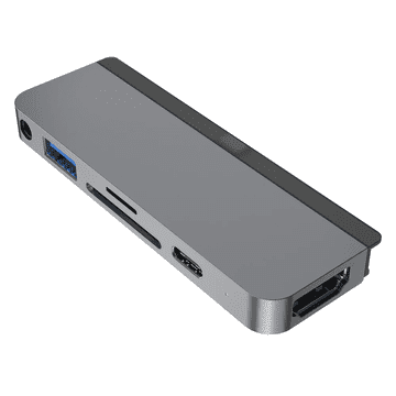 HyperDrive 6 u 1 USB-C HUB za iPad Pro, iPad Air, iPad Mini, space grey