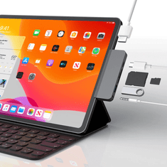 HyperDrive 6 u 1 USB-C HUB za iPad Pro, iPad Air, iPad Mini, space grey