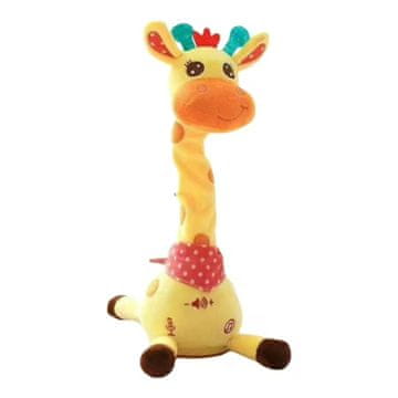 JOJOY® Interaktivna plišana žirafa koja pleše, pjeva i ponavlja riječi, edukativna igračka | GIRADANCE