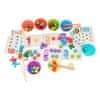 JOJOY® Drveni Montessori set za brojanje i matematiku, edukativna igračka za predškolce | MONTEMATH
