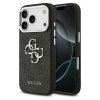 GUESS maskica za IPHONE 17 Pro Max GUHCP17XP4G4SMCK (PU W/ Big 4G Classic Logo) srebro crno