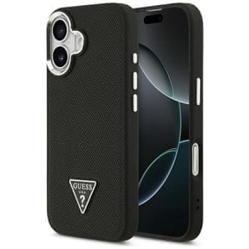Guess GUESS maskica za IPHONE 17 kompatibilan iz MagSafe GUHMP17SPGTSPSK (Grained PU Triangle Logo) crno
