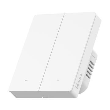 Sonoff Pametni Dodirni Zigbee Prekidač Zbm5-2C-80W 2-Kanalni