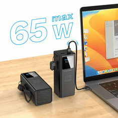 Krüger&Matz Powerbank, prijenosna baterija 20000mAh, 65W s QC i PD funkcijom