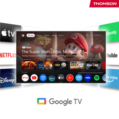 Thomson 24HQG3S15C HD Ready QLED TV, Google TV