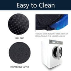 GM WEB Zračni gel jastuk za sjedalo s protivkliznim premazom za ublažavanje pritiska i bolova u kralježnici