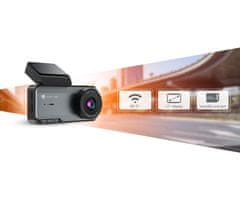 Navitel RS87 GPS auto kamera, 9,4 cm, 2,7K Super HD zaslon, 150°