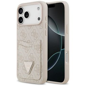Guess GUESS maskica za IPHONE 17 Pro Max GUHCP17XP4TPP (4G Double Card Triangle) ružičasta