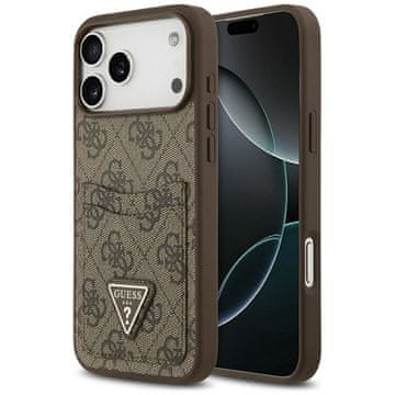 Guess GUESS maskica za IPHONE 17 Pro Max GUHCP17XP4TPW (4G Double Card Triangle) zlatni