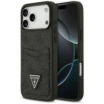 Guess GUESS maskica za IPHONE 17 Pro Max GUHCP17XP4TPK (4G Double Card Triangle) crno