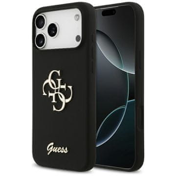 Guess GUESS maskica za IPHONE 17 Pro Max GUHCP17XSC4GSMK (Silicone W/ Big 4G Script) crno