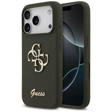 Guess GUESS maskica za IPHONE 17 Pro GUHCP17LSC4GSMA (Silicone W/ Big 4G Script) kaki, molim te.